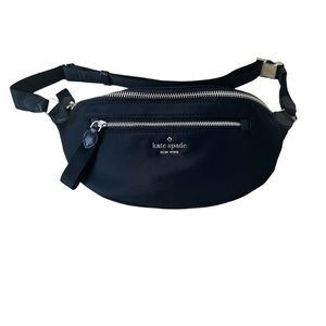 Brand new black and gold Fanny pack/waist bag by Kate Spade.